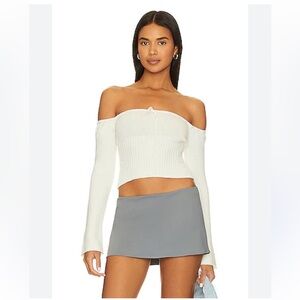 GUIZIO Bayberi Sweater in White